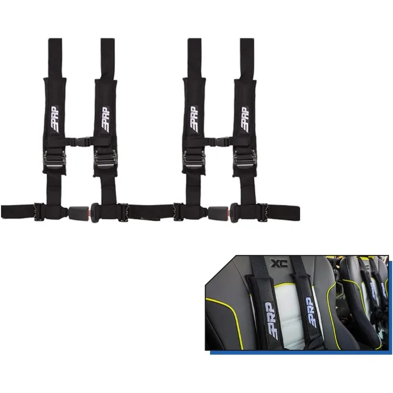 

PRP Harnesses 2" 4 Point 2 Pack (Black)