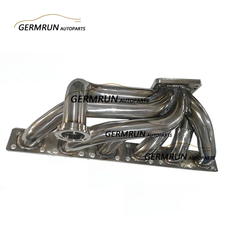 Exhaust Top Mount Turbo Manifold Header For BMW E30 E34 24V M50 M52 S50 S52 T3/T4 Flange