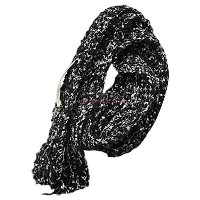 49me Harajuku -stijl gebreide choker sjaal voor vrouwelijke meisjes 2000s kledingaccessoires