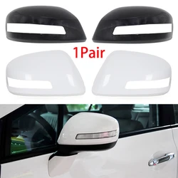 2PCS White Black For Honda Civic 9th 2012 2013 2014 Exterior Rearview Side Mirror Cover Cap Lid House