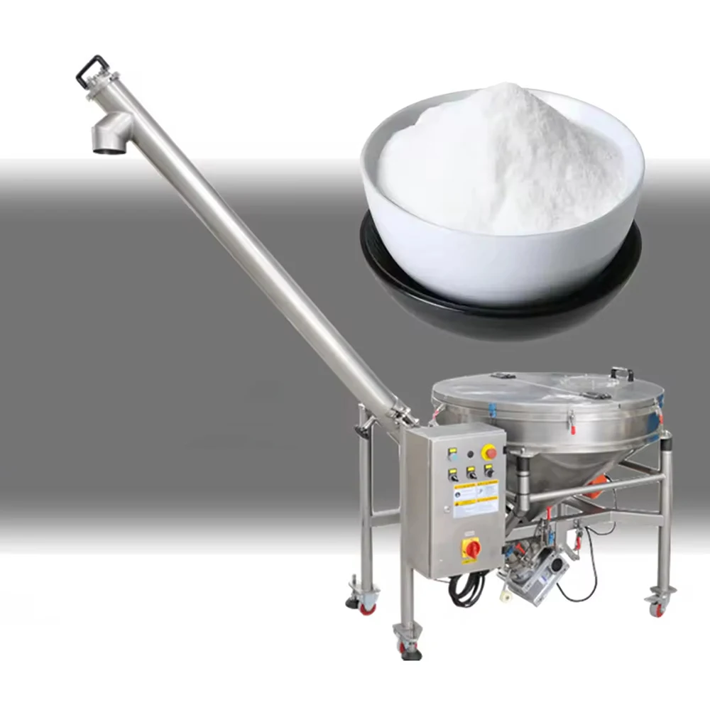 Custom Screw Elevator, Screw Conveyor Stainless Steel Vertical Loading Hopper Screw Conveyor Elevator For Corn Wheat Rice Grain