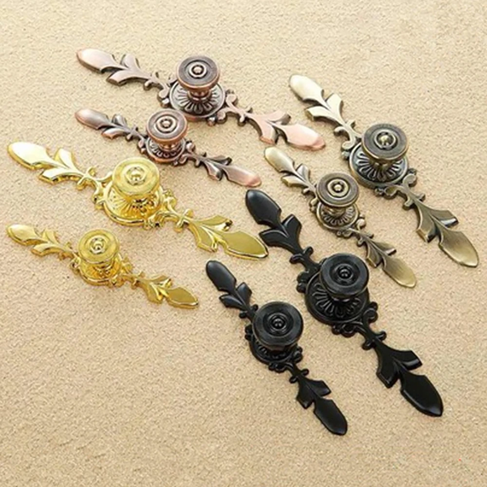 121MM/167MM Zinc alloy Handles Kitchen Door Cupboard Zinc Alloy European Wardrobe Furniture Drawer Pulls Cabinet Knobs