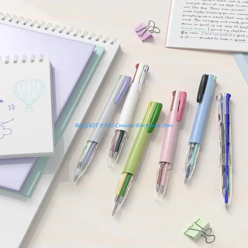 

6pcs 4 Color-in-1 Гель чернила ручка для ручки сет