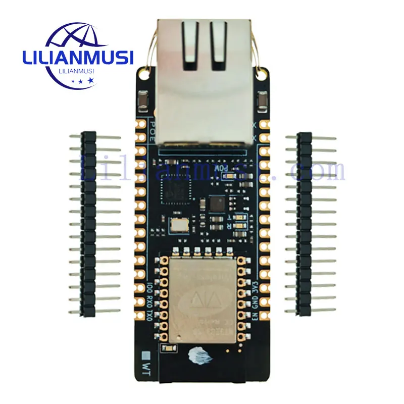 ETH01-EVO ESP32-C3 WiFi Bluetooth-compatible Ethernet 3 in 1 IoT Gateway Reserve Poe Position Communication Gateway