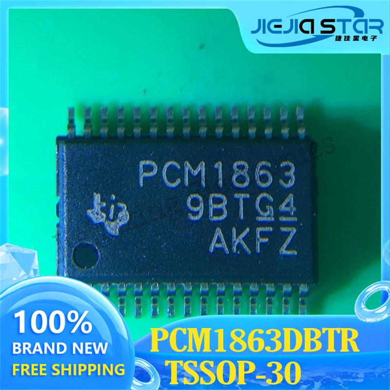 

Electronics 2023+ PCM1863DBTR PCM1863 TSSOP30 Analog-to-Digital Converter Chip ADC Audio IC Original Stock 4~10PCS Free Shipping