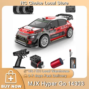 1/14 MJX 14303 RC Mobil Drift 2.4 G Truk Reli Drift Kecepatan Tinggi Hyper Go Mobil RC Off-Road 4WD Tanpa Sikat untuk Orang Dewasa untuk Mainan Anak-anak 6 reli penjualan terbaik rc - №