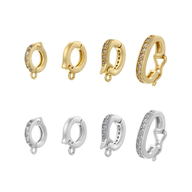 

Small Pearls Enhancer Clasp Accessory for Necklace and Bracelet Creation D5QB