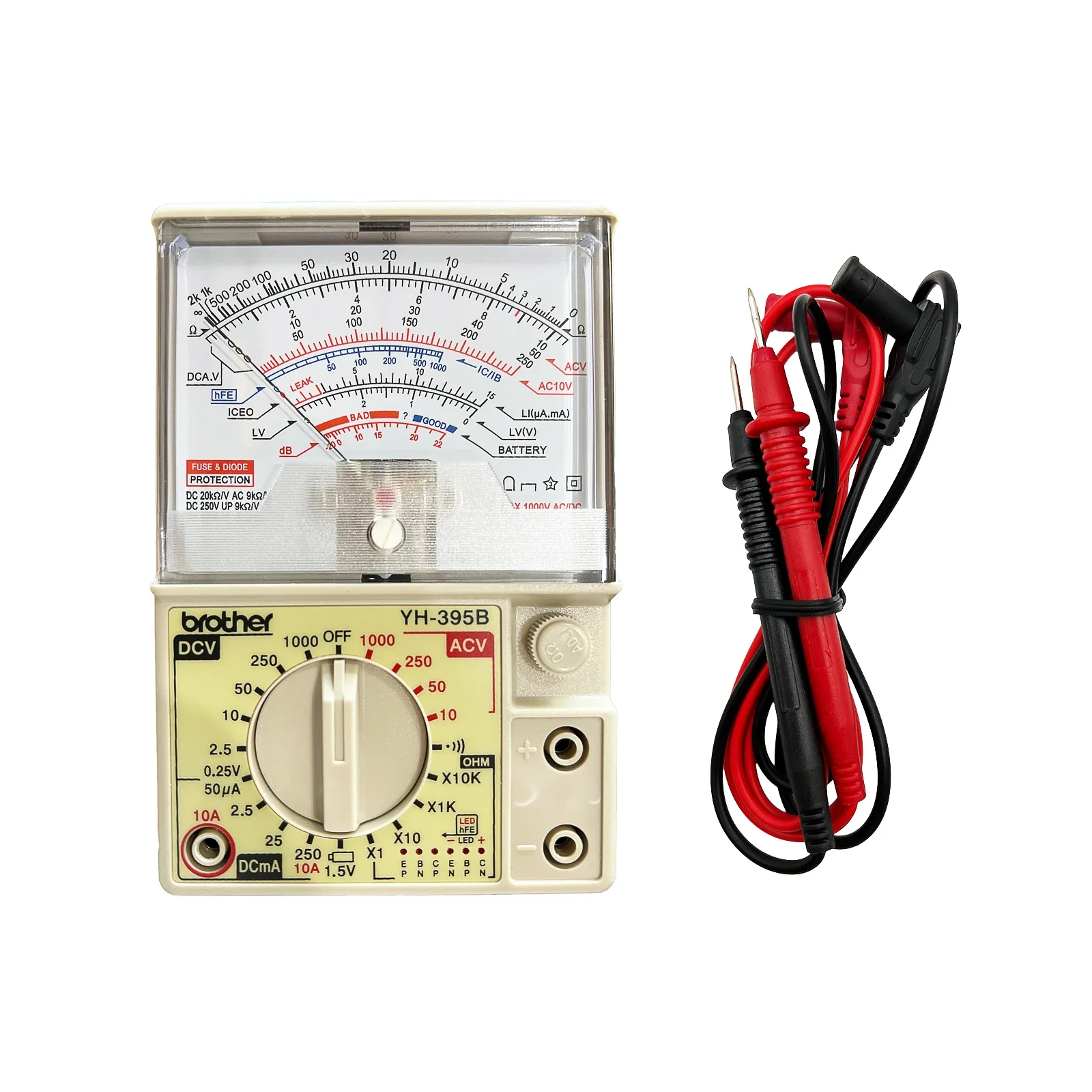 for YH-395B Analog Multimeter High Precision Mechanical Multi-function Multimeter Maintenance Pointer Multimeter