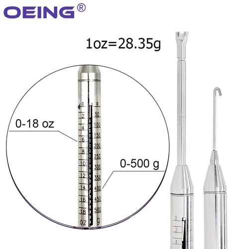 Imagen 2 del producto Dinamómetro de ortodoncia Dental, medidor de tensión de estrés, medidor de fuerza Oral, elásticos, banda elástica, herramienta de medición Autoclavable