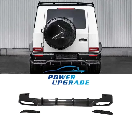 

Car Body Kit Rear Diffuser Lip For Mercedes BenZ G Class W464 G63 Topcar Carbon Fiber Rear Bumper Lip Diffuse