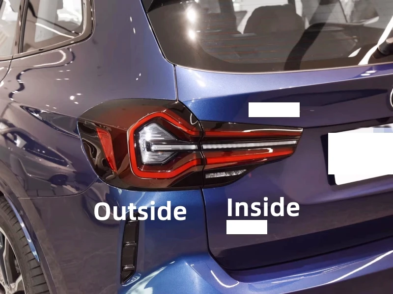 For BMW X3 2022 2023 2024 Rear Taillight Shell Brake lights Shell Taillight Glass Replacement Auto Rear Shell Cover