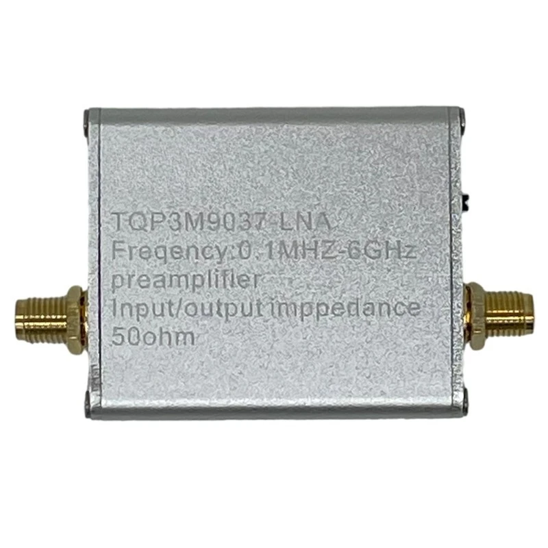 For 100K-6GHz Low Noise Amplifier 30dB Gain, Front RF, Signal Amplification