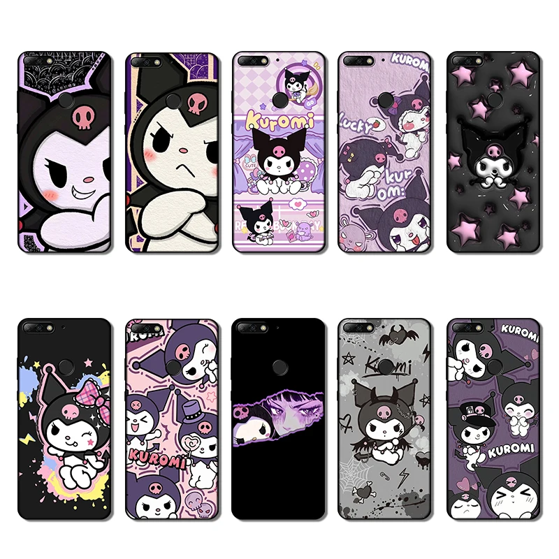 Huawei Y6P Y7A Y8P Y9A Y5 Y6 Prime Kuromi Creative Design Soft Case Phone Case