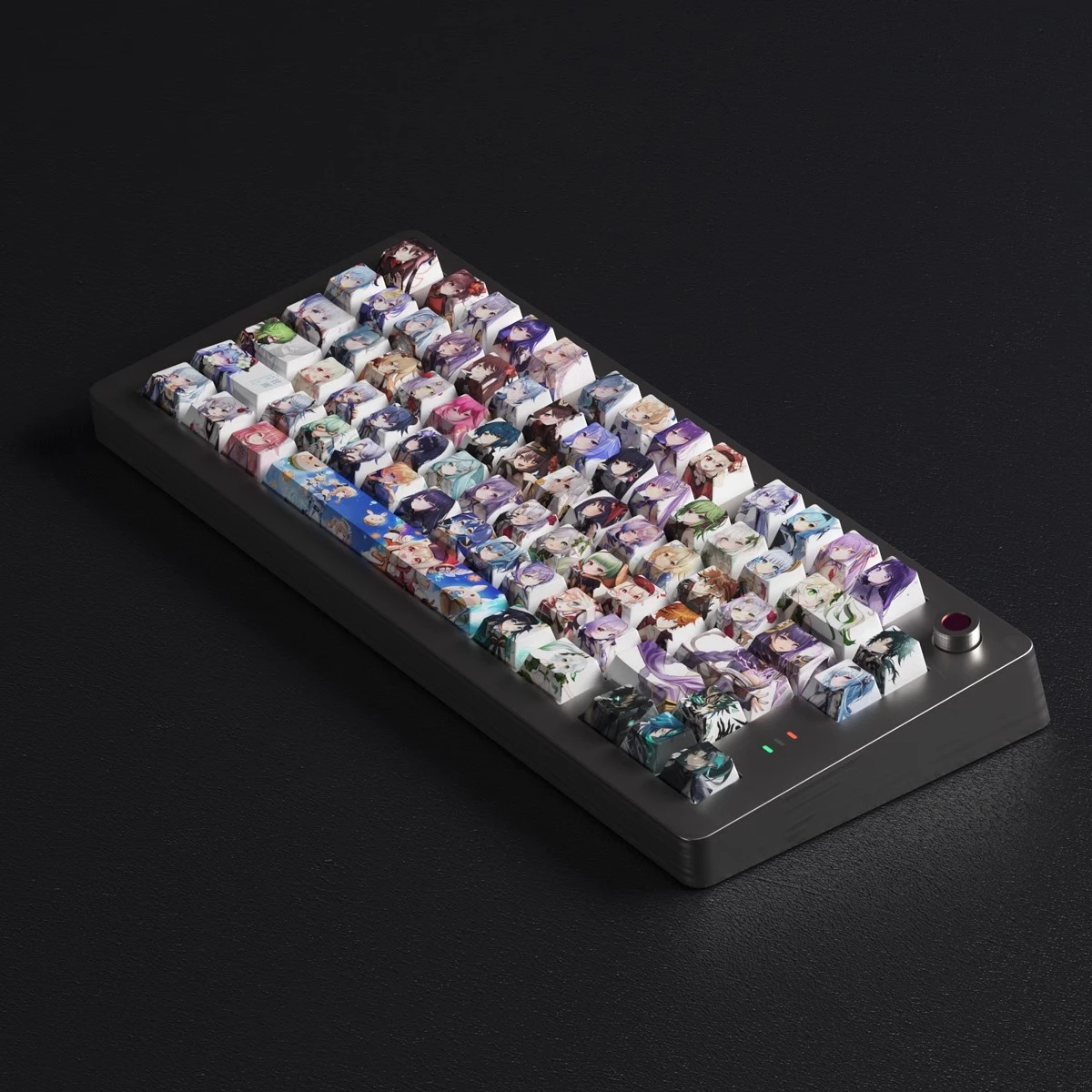 129 Keys/set Genshin Impact Keycaps PBT Dye Sublimation Gaming Anime Key Caps Cherry Profile Lightproof Keycap For MX Switches
