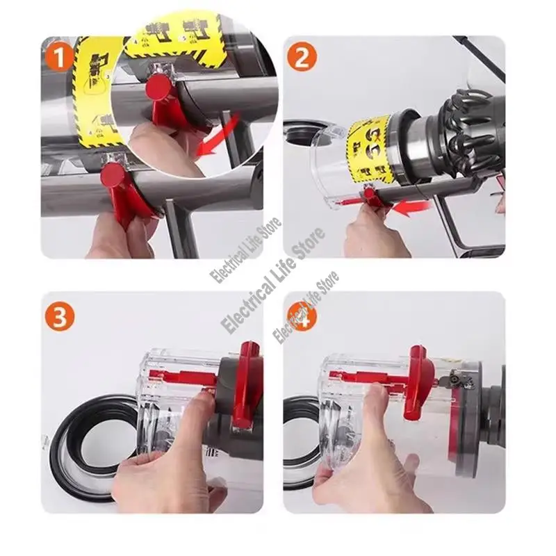 

Replacement Trash Cans Dust Container Bin Spare Parts For Dyson V10 SV12 Vacuum Cleaner Accessories All New 969509-0-AT39