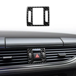 For Audi A6 S6 C7 A7 S7 4G8 2012-2018 Warning Lights Decoration Cover Trim Sticker Car Interior Accessories Carbon Fiber