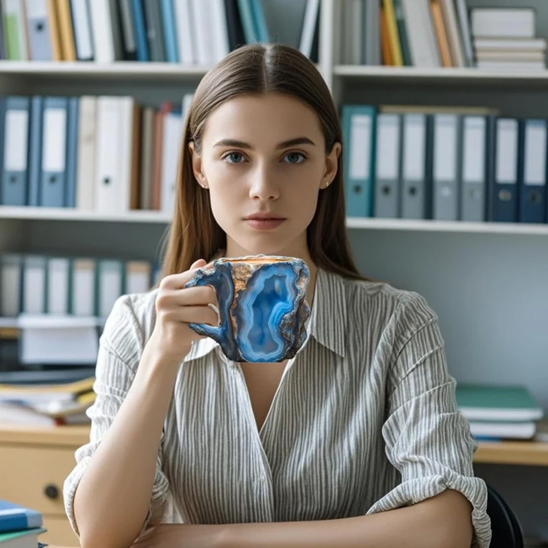 كوب قهوة كريستال معدني جديد متعدد الألوان، أكواب عيد الميلاد الكريستالية الملونة، كوب كريستال معدني أنيق فاخر