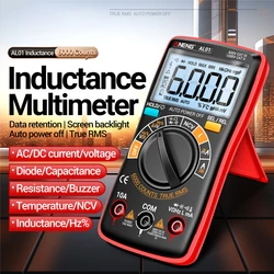 AL01 Digital Multimeter 6000 Counts Professional Multimetro True RMS AC/DC Current Voltage Tester Auto-Range