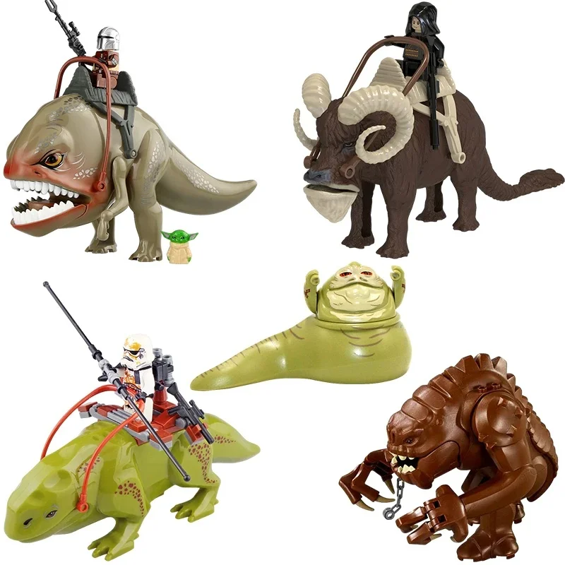 Dewback Bantha Blurrg Jabba Rancor Warrior Action Building Block Figure Series Model Toys Desktop Decorations Peripheral Gifts