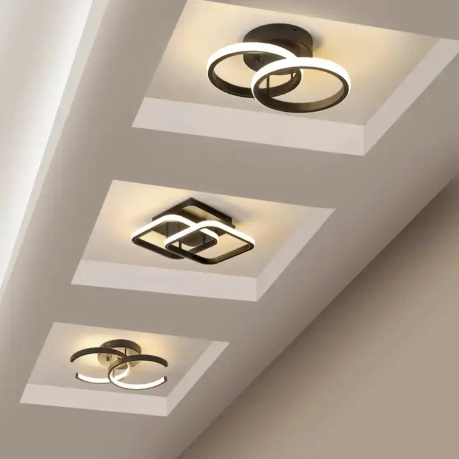 Affordable Modern LED Ceiling Lights for Hallway Corridor Entrance Porch Balcony - Stylish Hot Sale Acrylic Fixture Lights to Ad