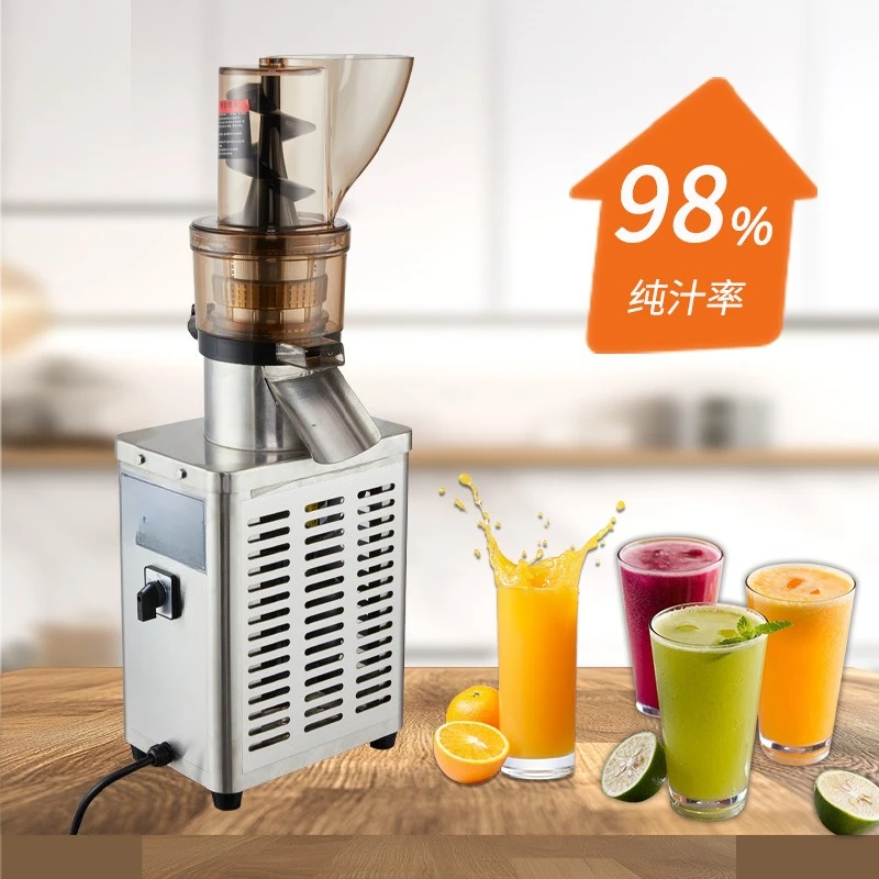 Industrial Spiral Commercial Juicer, Juice Pulp Separation for Pomegranate & Ginger, Anti-clog Design
