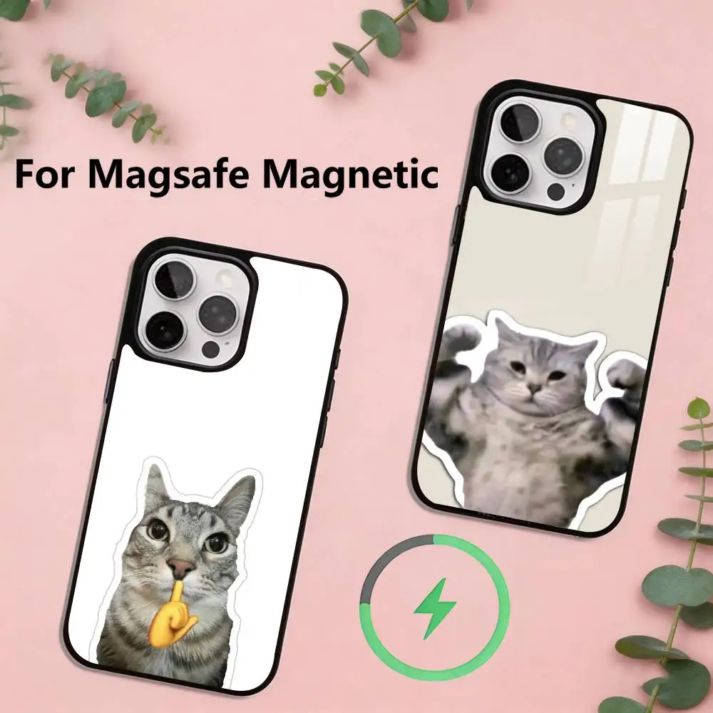 UnhingedStickers Phone Case For iPhone17,16,15,14,13,12,11 Plus,Pro Magnetic For Magsafe Wireless Charging