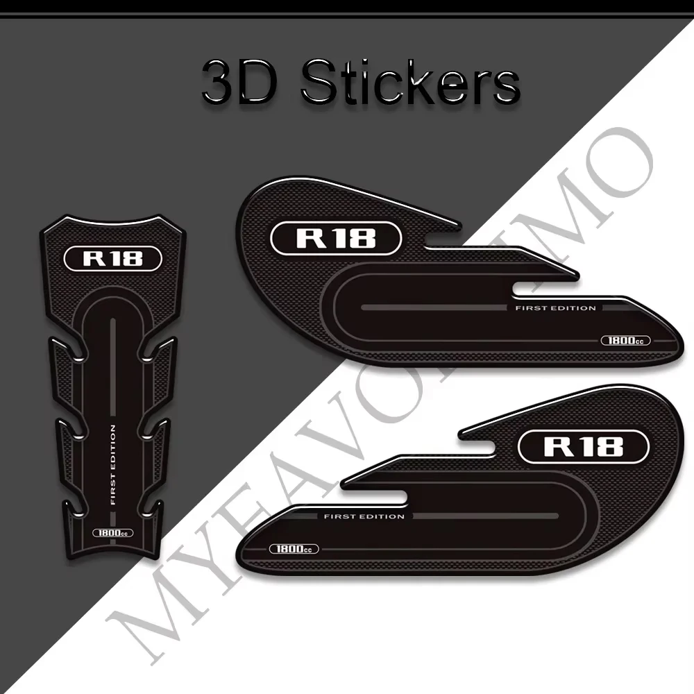 

For BMW R 18 R18 1800 CC 1800cc 2020 2021 2022 Motorcycle Tank pad Grips Protector stickers Decals Fairing Fender Epoxy resin