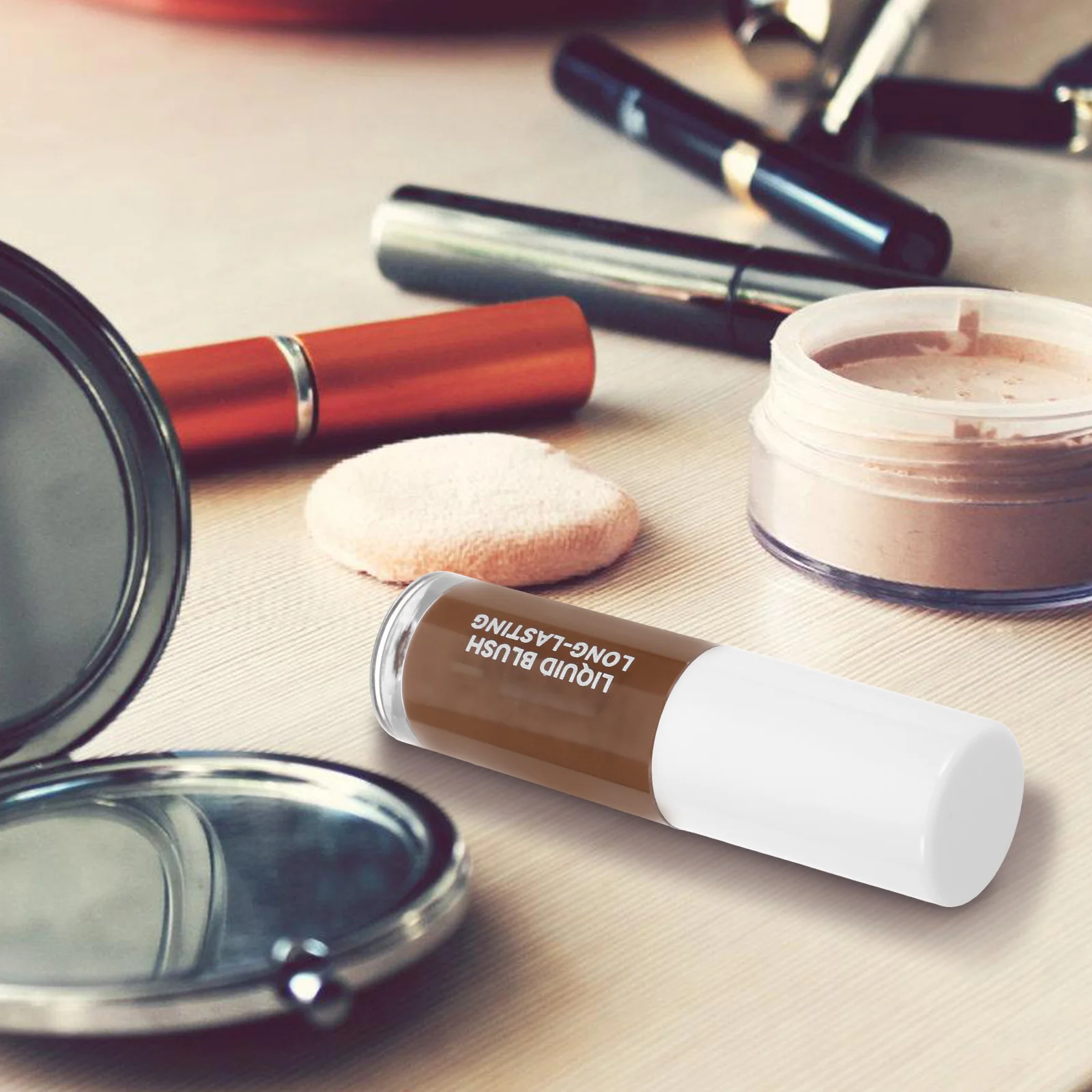 أحمر خدود سائل طبيعي للوجه على الطراز الكوري، أحمر خدود طويل الأمد، تطبيق سلس، مكياج بقع الخد، متعدد الوظائف #2