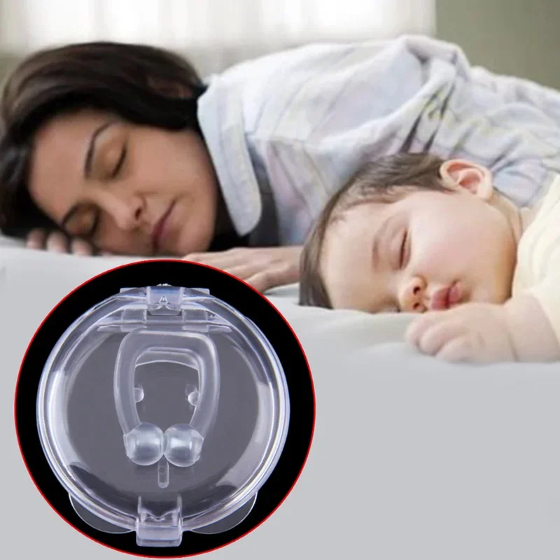 Sdotter New Stop Snoring Anti Snore Nose Clip Apnea Guard Care Tray Sleeping Aid Eliminate or Relieved Snoring Health Care #8518