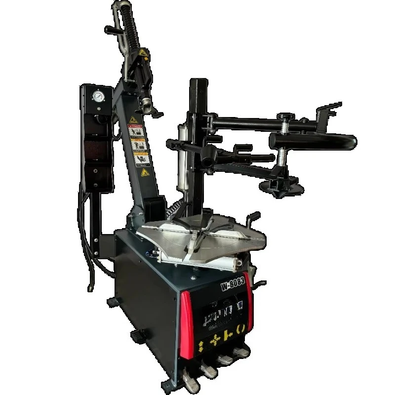 W-8083 CE Специальный автоматический шиномонтажный станок для задней плитки Трехточечная система с правым вспомогательным кронштейном