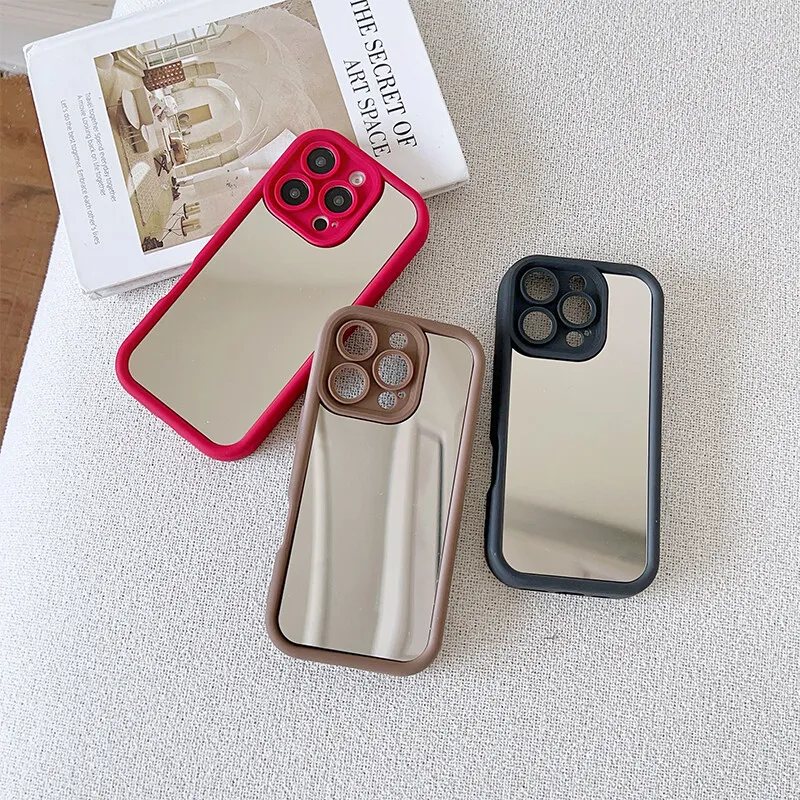 Luxo compõem espelho caso de telefone para oppo reno 12f 11f 10 5g 11 12 13 pro 6 8 reno 7 4g 5 6 lite a79 a78 a58 a77 a57 a98 a38 a18