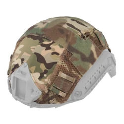 Tactical Helmet Cover Paintball Airsoft Helmet Cover for Militar MH PJ BJ OPS  camo Size M/L Fast Helmet Accessories