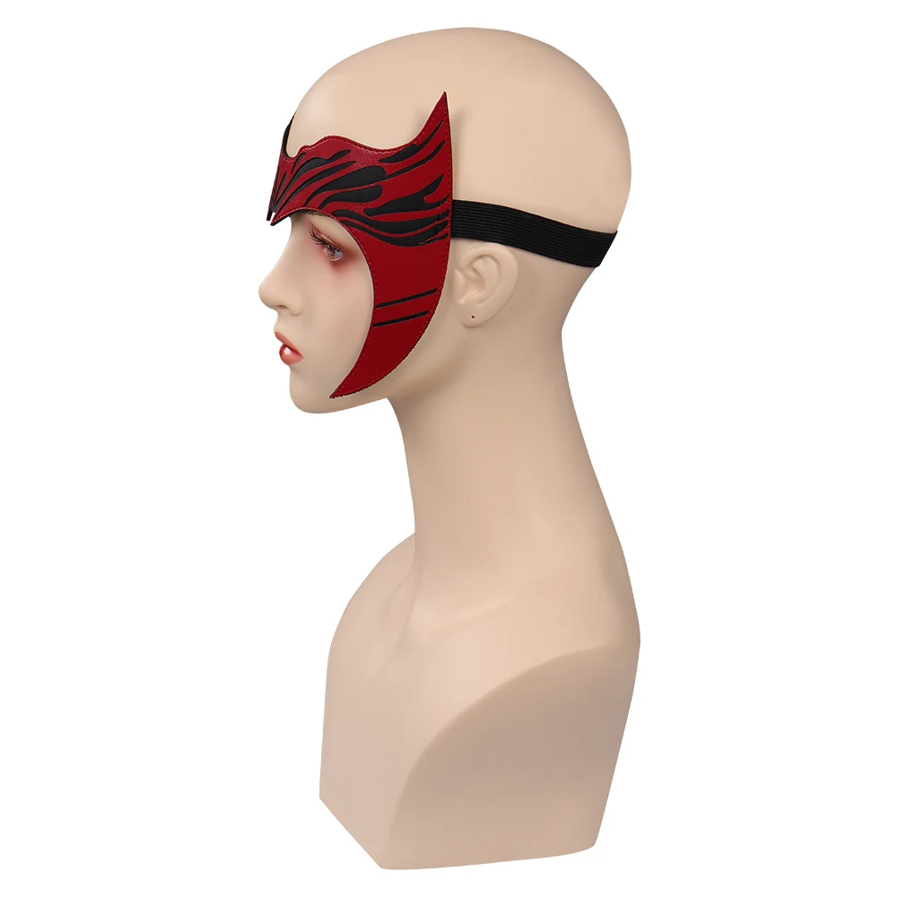 Scarlet Witch Cosplay gioco di ruolo maschera accessori per costumi da donna film supereroe femminile Wanda Fantasy Fancy Dress Up puntelli per feste