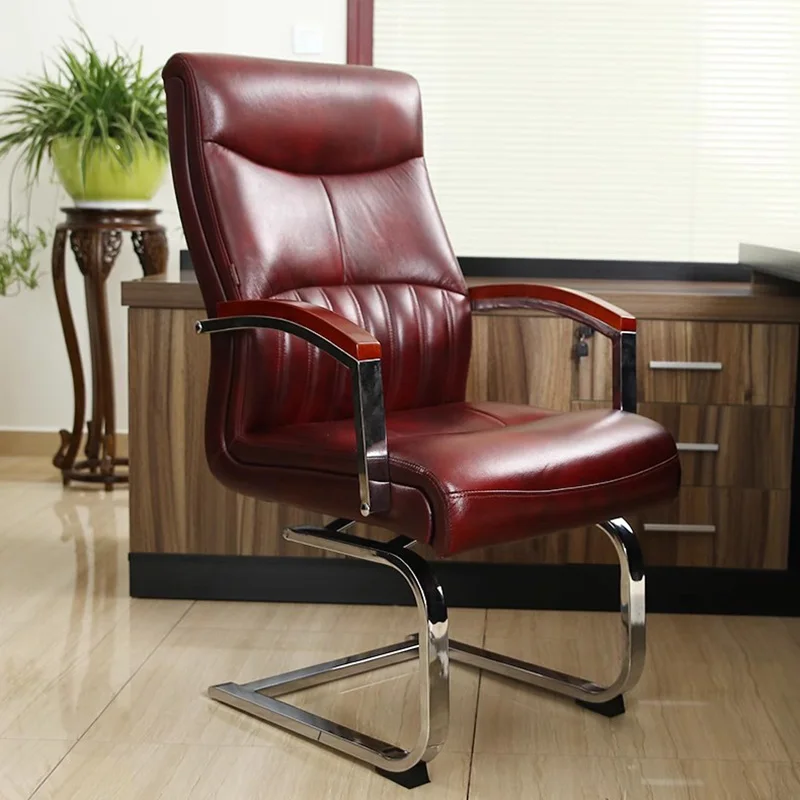 

Swivel Office Chair Ergonomic Luxury Leather Executive Comfy Individual Armchair Portable Sillas Gamer Office Furniture MQ50BG