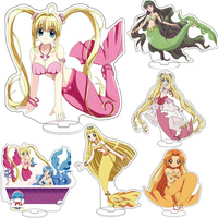 Anime Mermaid Melody Pichi Pichi Pitch Stand Figure Doll Nanami Ruchia Luchia Big Acrylic Model Stand Desk Decor Ornament Gift