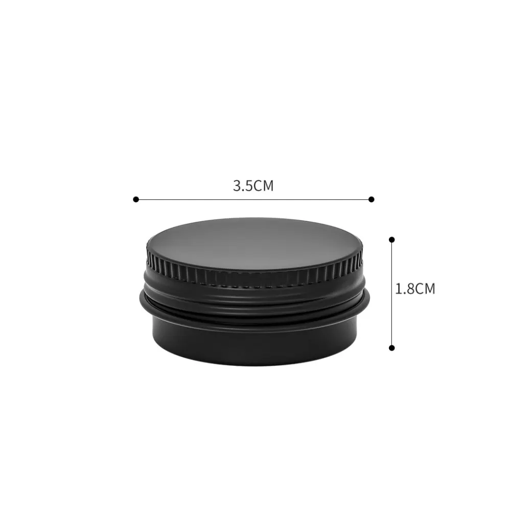 Mini Medicine Box Portable Black Light-proof Small Portable Aluminum Alloy Food Grade Packaging Sealed Small Box Does Not Rust