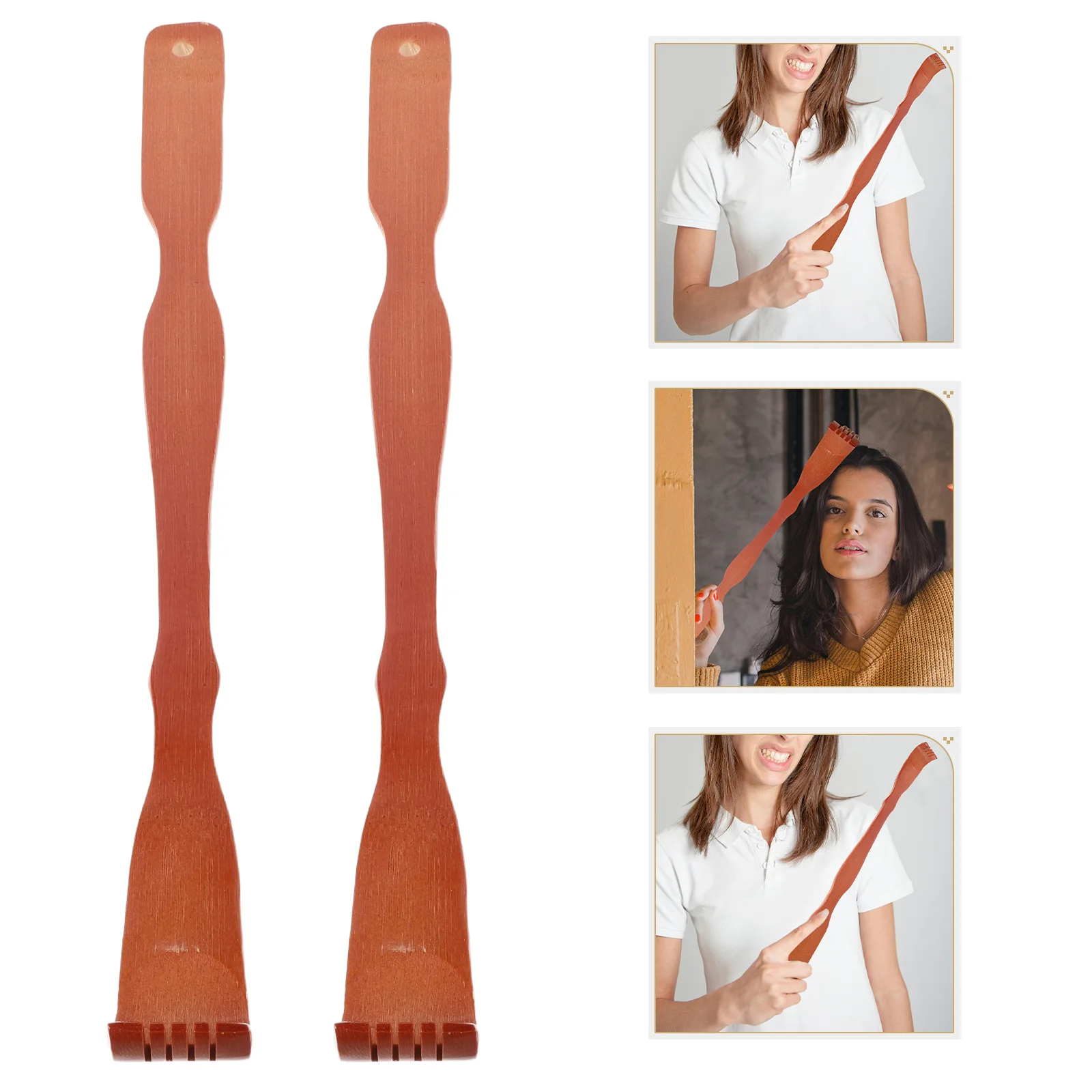 

Набор из 3 деревянных массажеров для спины с удлиненной ручкой и удобным захватом для снятия боли в пояснице для мужчин и женщин