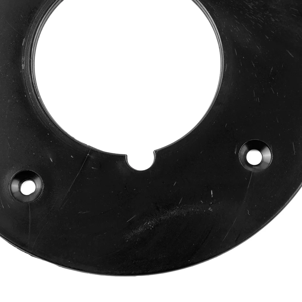 1 Pcs Baseplate Black Circle Shape Electric Router Plastic Base For 3612C Carving Machine Power Tools Accessories