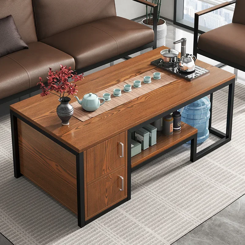 

Household Coffee Table Small Apartment Simple Modern Office Kung Fu Tea Table Integrated Tea Making Table Home Small Tea Table