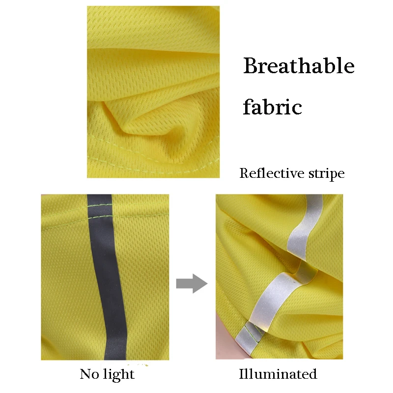 Reflective Night Running Half Face Scarf, Bandana Sports, Breathable, Sunscreen, Windproof Neck Collar, Warmer Hiking, Fishing