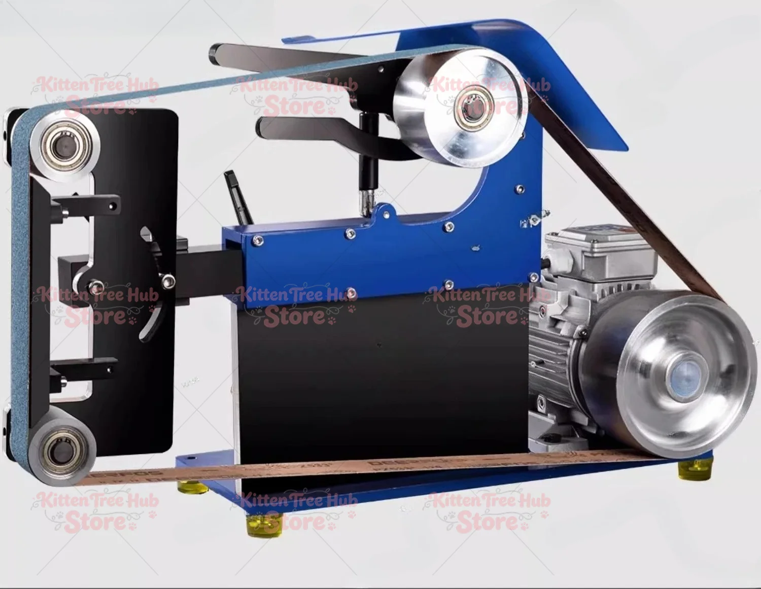 Electric Belt Sander Grinding Polishing Machine Variable/Constant Speed 3 Mode Belt Grinder Knife Making Polishing Tool 2.2KW