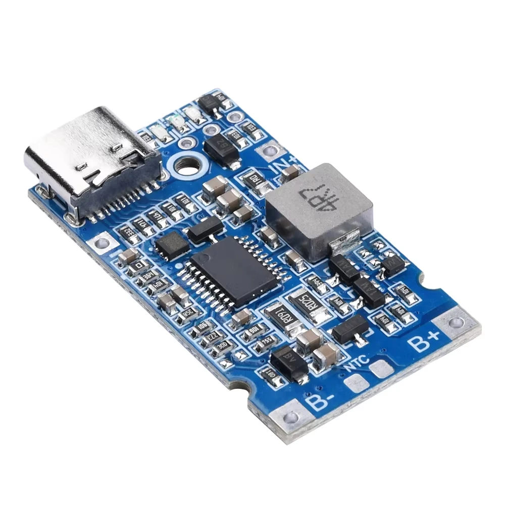 Multi-Cell 2S 3S 4S Type-C Tot 9V/12V 4.5V-15V Step-Up Buck Snellader Module Voor 18650 Lithium Batterij