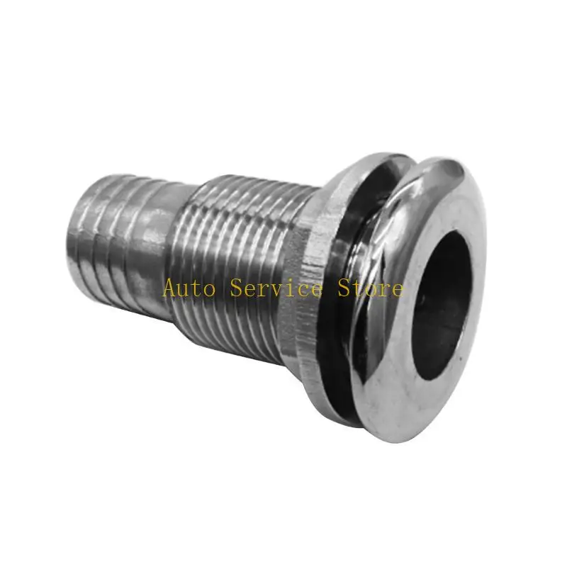 462A Boat Marine Drain Vent Yacht Water Outlet Port Bilge Drain Vent 316 Stainless Thru-Hull Fitting 1 3/4 3/8 1/2Inch