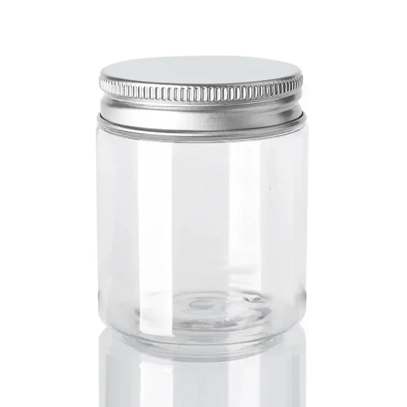 10/20/30Pcs 30-200ml Empty Storage Jars Clear Plastic Jar with Lids Cosmetic Container Face Cream Powder Pot Refillable Bottle