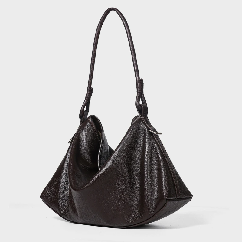 

Large Capacity Tote Bag for Women, Korean Style High-end Genuine Leather Commuting Shoulder Bags,casual Light Luxury Handbags