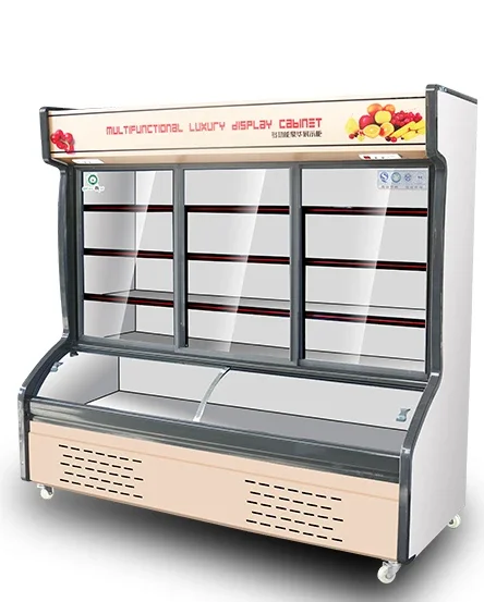 Vegetable cabinet Malatang display cabinet refrigerated and frozen commercial barbecue vegetable and fruit fresh-keeping cabinet