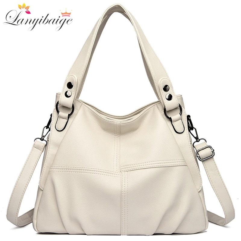 Genuine Leather Ladies Handbags High Quality Brand Casual Tote Bag Luxury Designer Crossbody Shoulder Bags For Women Sac A Main