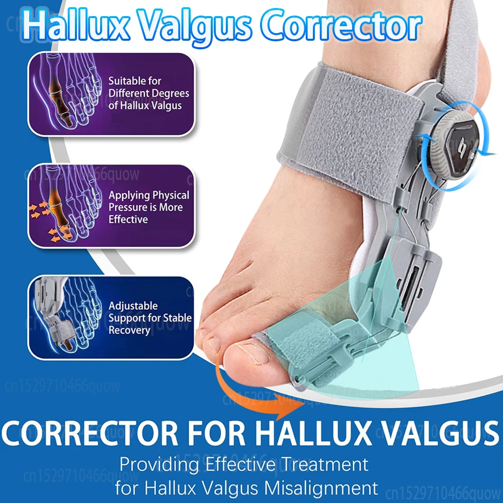 Knob Thumb Valgus Toe Corrector Big Foot Bone Toe Separator Correct Thumb Deformity Adjustable Bunion Corrector Foot Care Tool