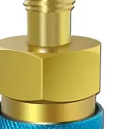 For R1234YF To R134A Quick Coupler Connector Set Brass AC Gauge Adapter For Car Air Conditioning Charging For Service Tool