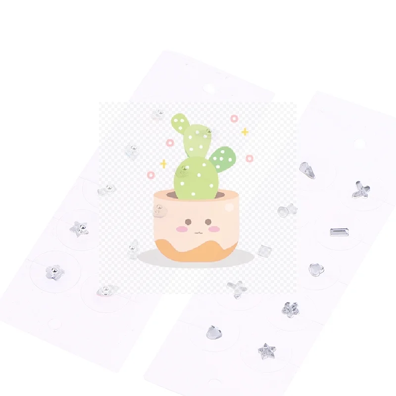 10 قطعة حجر الراين الموضة الغريبة الملونة الماس الأذن نقطة ملصقات الأذن ضغط عصا الوخز بالإبر الأذن الأذن ملصق تدليك